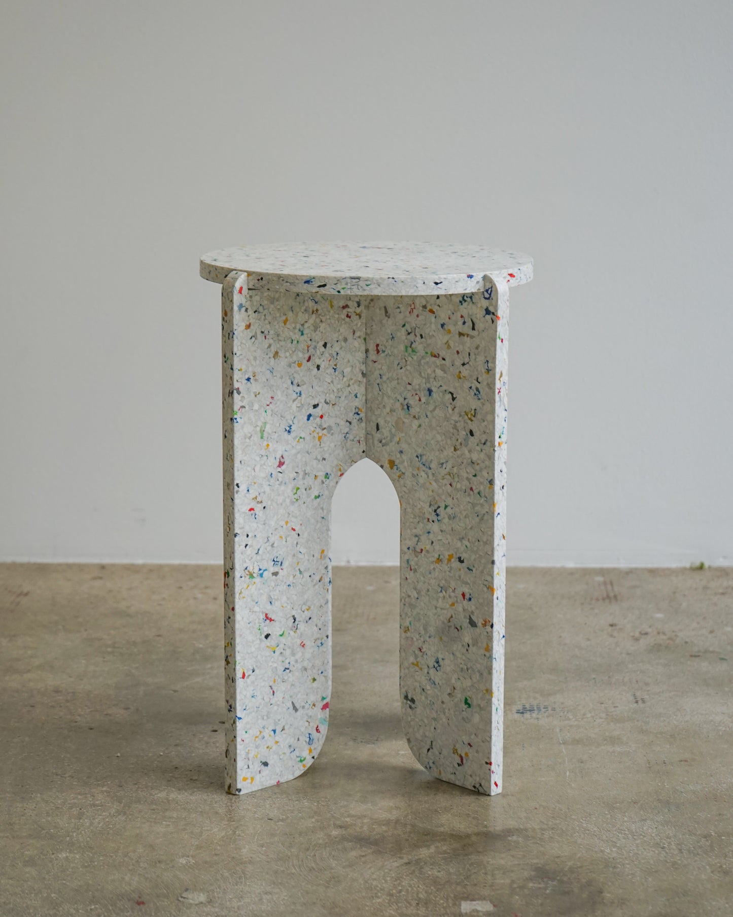 Bulan White Stool