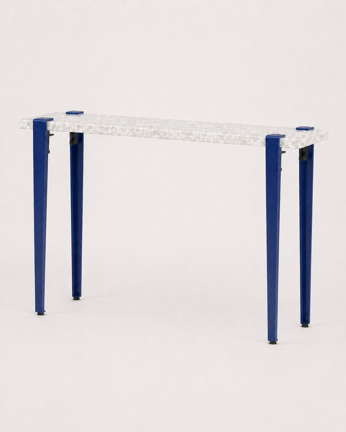 Mesa consola con tablero Solo y patas granate duagallery:solo--azul
