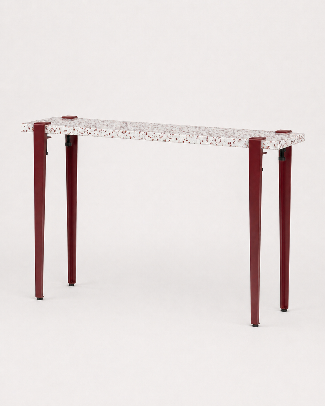 Mesa consola con tablero Tinto y patas granate duagallery:tinto--granate