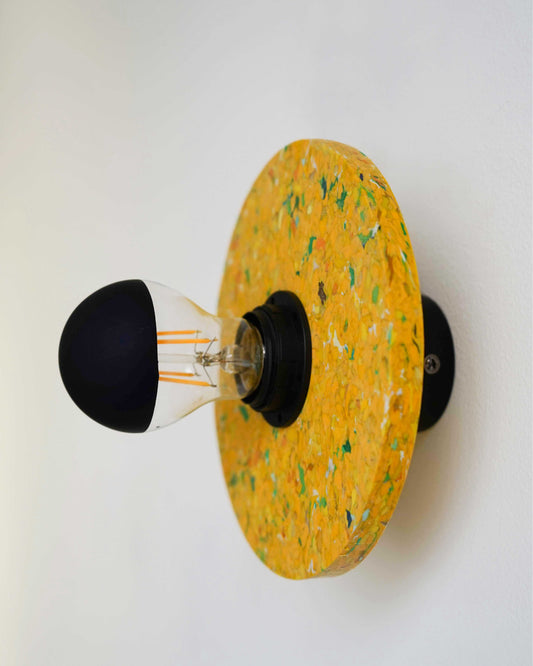 Mawar Wall Yellow Lamp