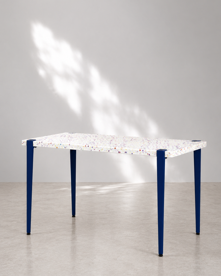 Mesa consola con tablero Maui y patas azul duagallery:maui--azul